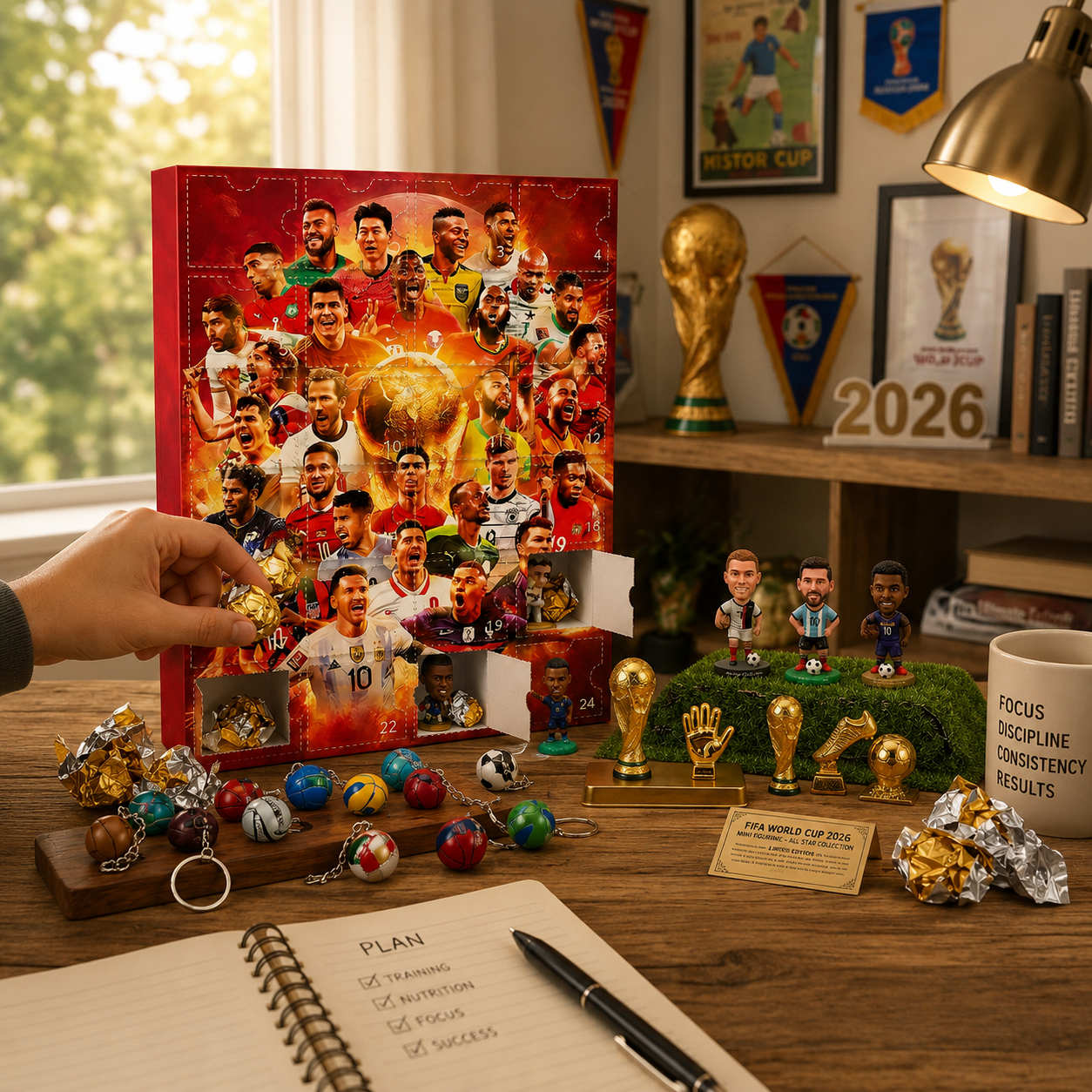Caja Mundialista™ — 24 Figuras Sorpresa