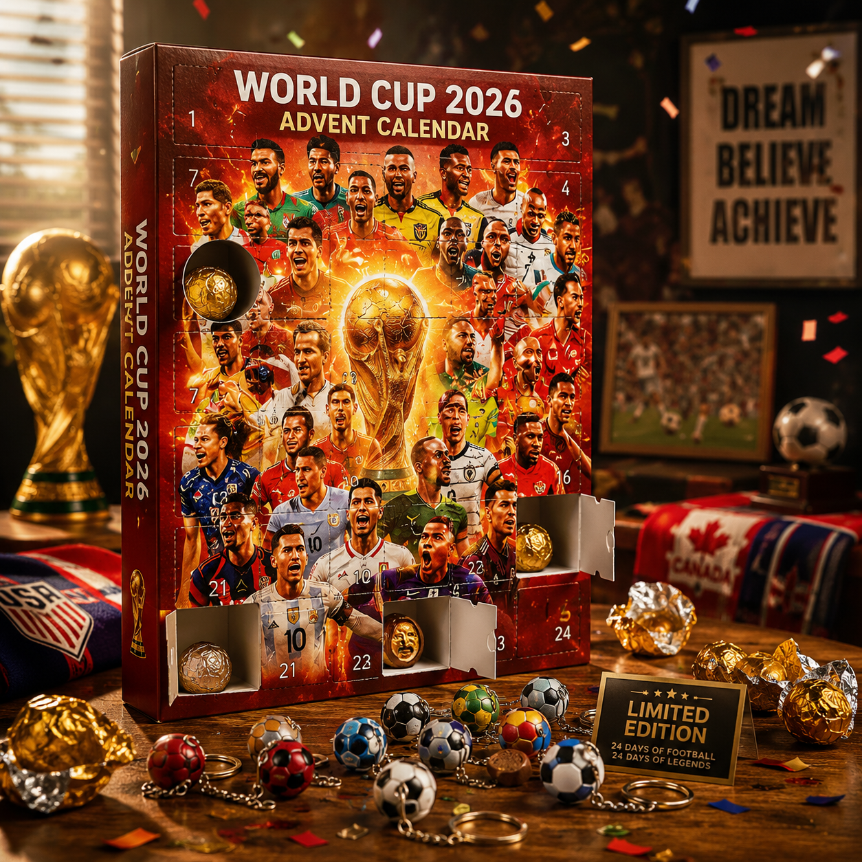 Caja Mundialista™ — 24 Figuras Sorpresa